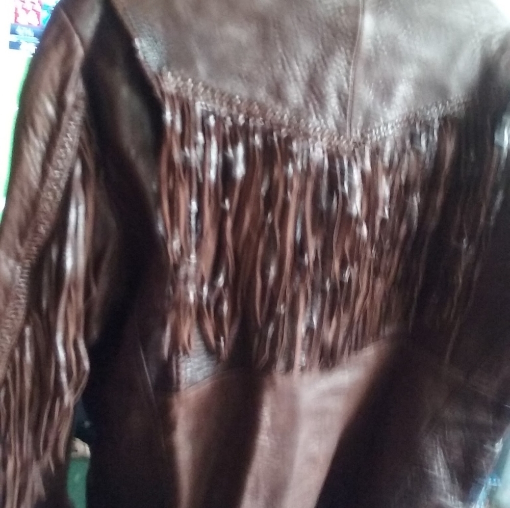 Alan Micheal designer leather jacket